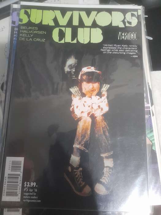 Survivors club comic book bagged and sealed 5 April 16