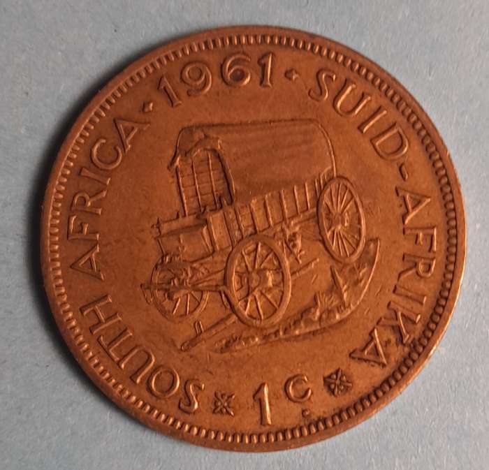 1961 coin RSA 1c  their is 4 coins