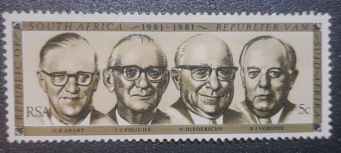 South Africa  Presidents 1961 - 1981  5c