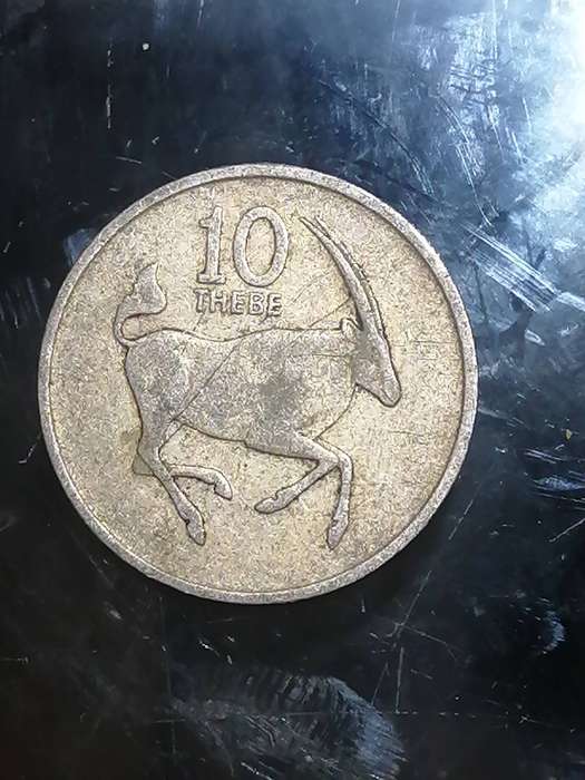 Botswana 10 thebe 1989