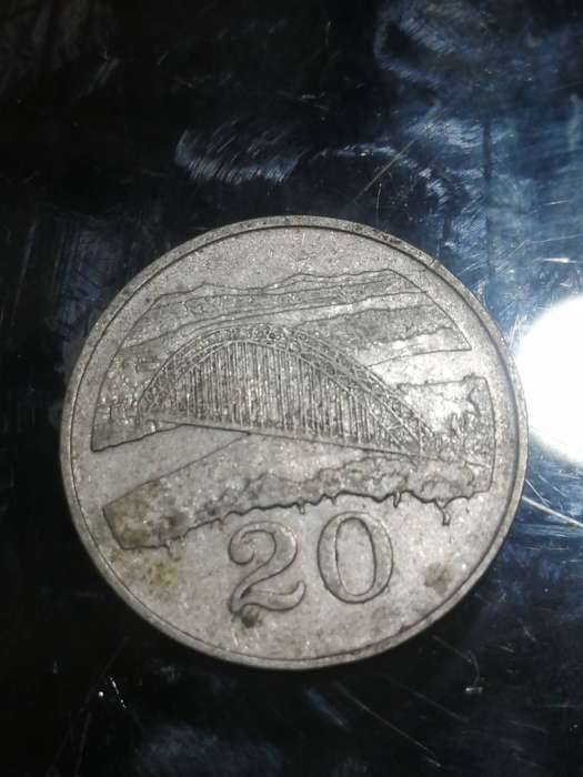 Zimbabwe coin 20c 1989