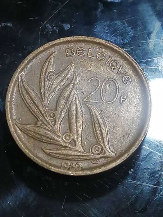 BELGIUM COIN, 20 FRANCS 1981
