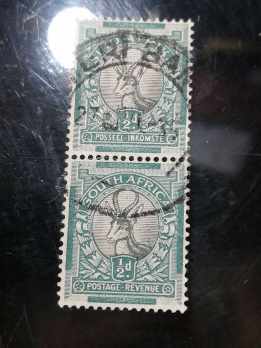 RSA 1/2d springbok vertical pair
