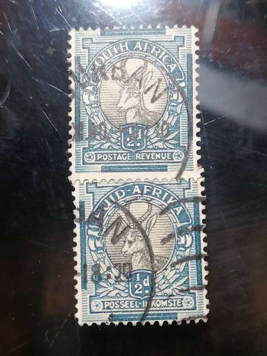 RSA 1/2d springbok vertical pair