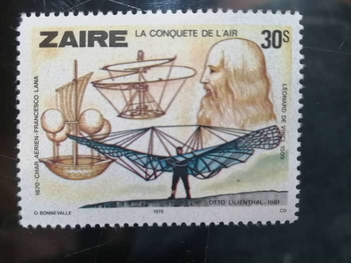 Zaire 1978 postage stamp Rafael Bombelli