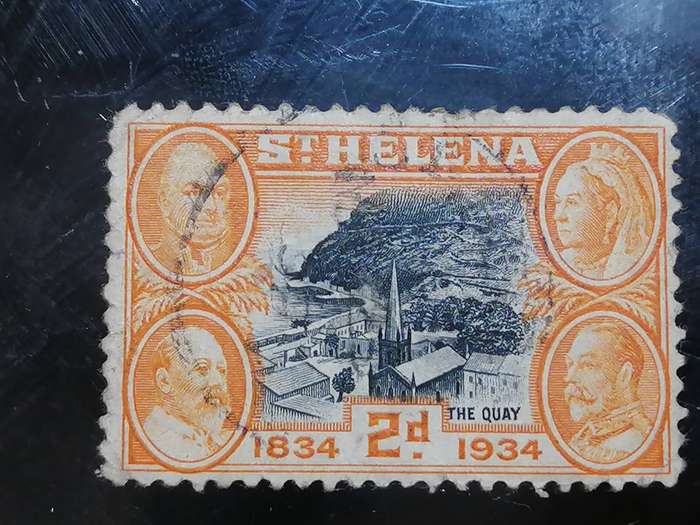 St Helena Centenary of British Colonisation  1934  2d