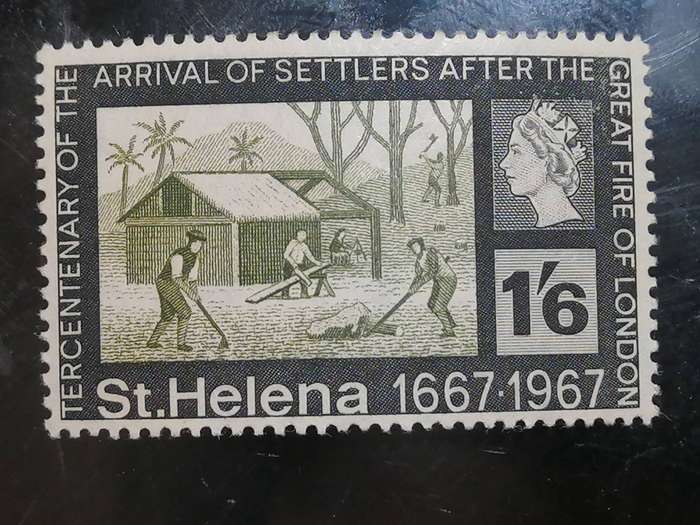 St Helena - 1967 Arrival of Settlers x4 stamps