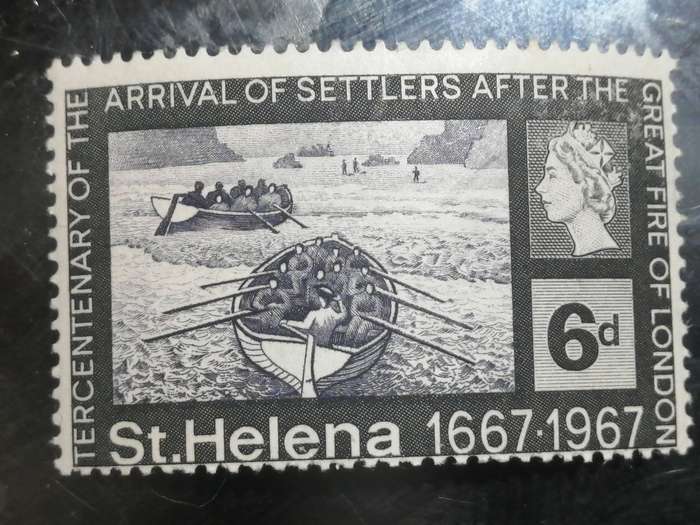 St Helena - 1967 Arrival of Settlers x4 stamps
