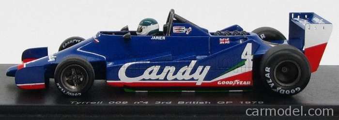 Tyrrell 009 - #4 - 3rd British GP 1979 - Jean-Pierre Jarier
