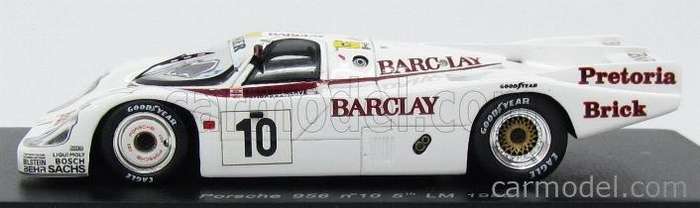 Porsche 956 - #10 5th LM 1985 - M.Hytten / George Fouche / Sarel Van Der Merwe