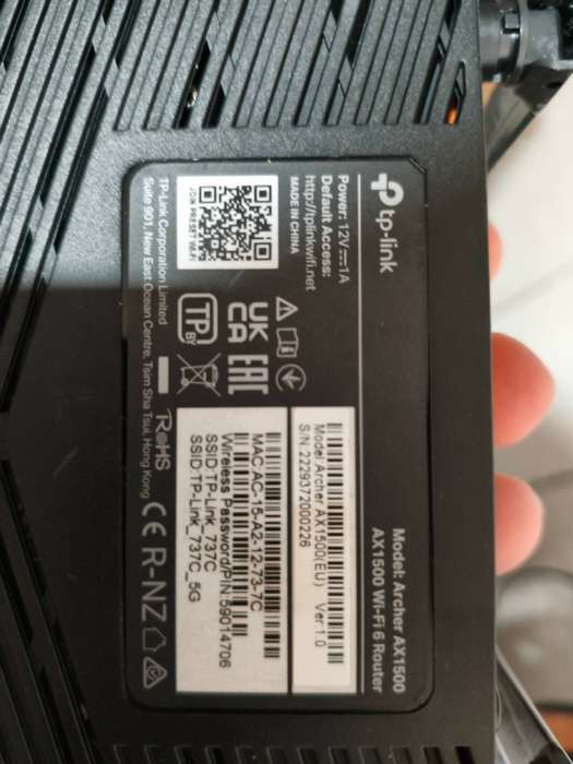 TP-LINK ARCHER AX1500 WiFi 6 ROUTER