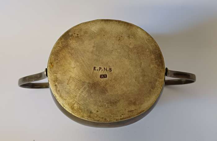 Silver plated sugar bowl