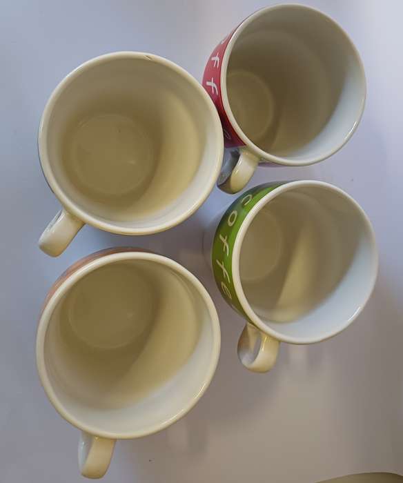 Coffee, cappuccino mugs, Imusa Stoneware