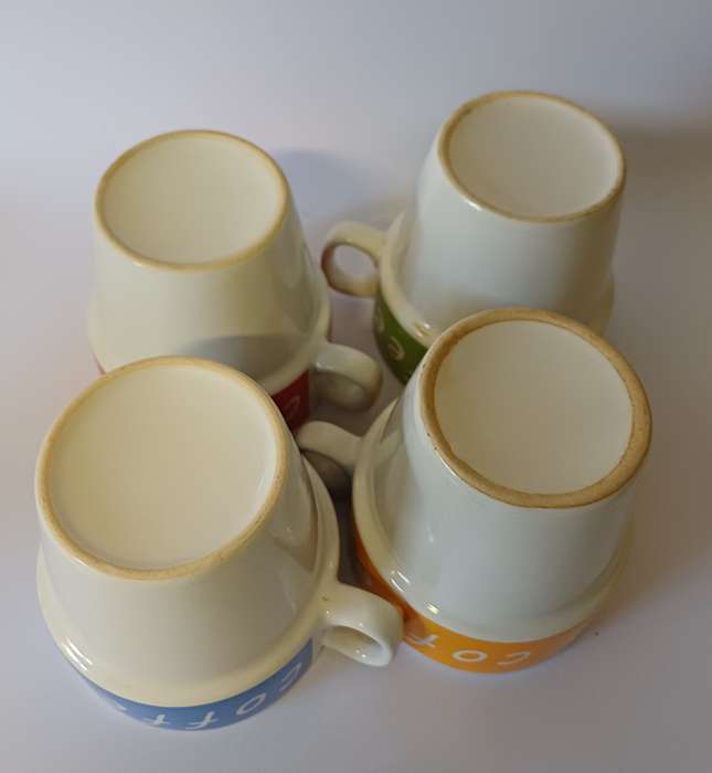 Coffee, cappuccino mugs, Imusa Stoneware