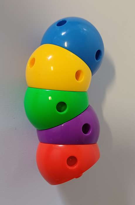 Snap and twist construction toy