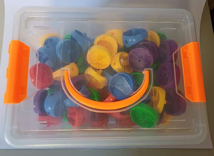 Snap and twist construction toy