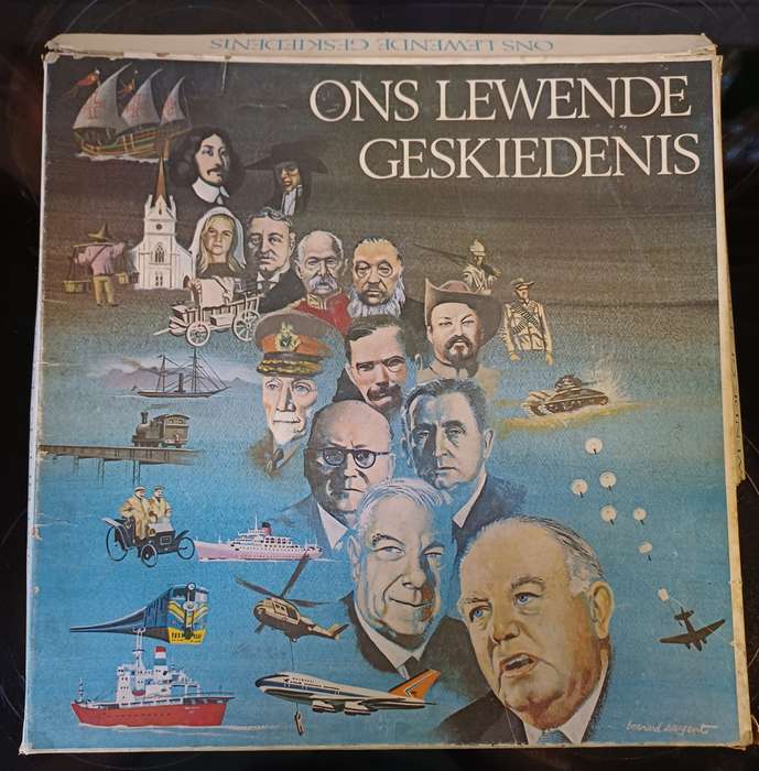 "Ons Lewende Geskiedenis" Vinyl LP Box Set - Rare South African History Collection