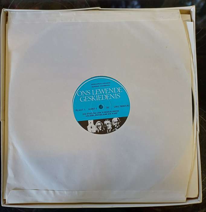 "Ons Lewende Geskiedenis" Vinyl LP Box Set - Rare South African History Collection