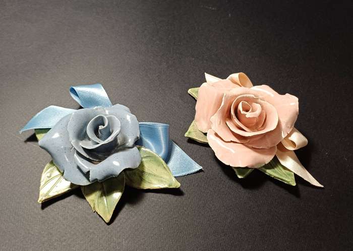 Ceramic roses