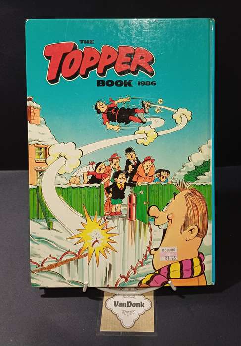 The Topper Book 1986 - Vintage British Comic Annual - Fairly Good Condition