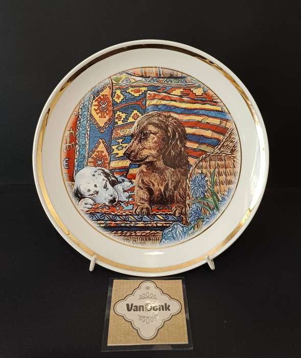 Faithful Friends Dog Plate Collection - Set of 3 - Continental Fine China