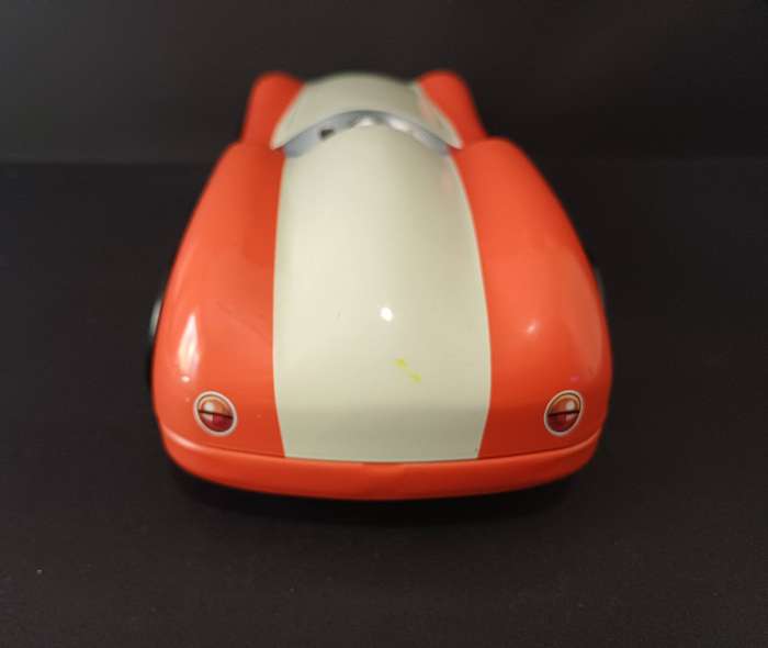 Vintage Woolworths South Africa Red Racecar Collectible Tin