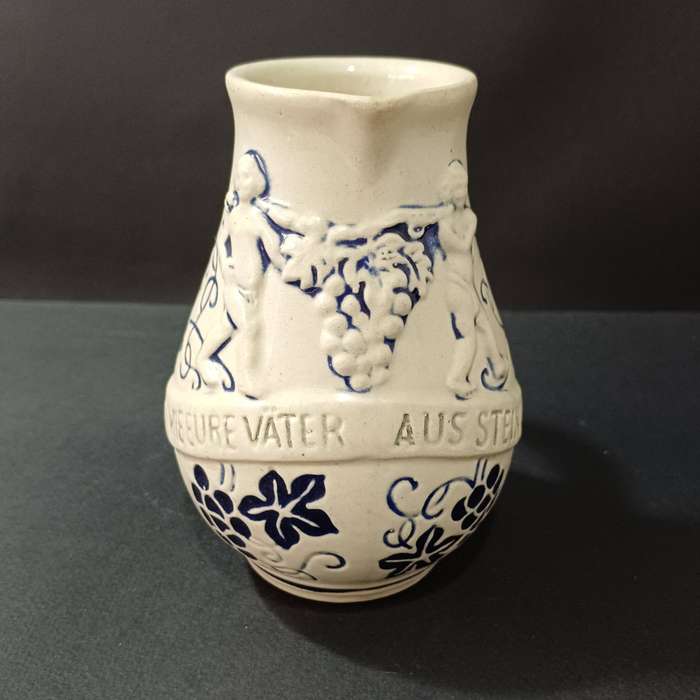 Pair of Vintage German Marzi & Remy Stoneware Wine Jugs (250ml)