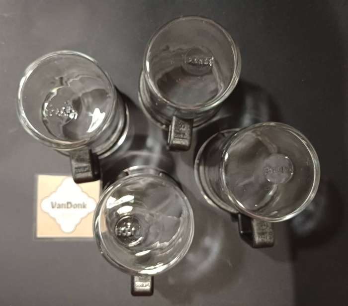 Vintage Bodum "Captain Picard" Tea Cups - Set of 4 - Star Trek Collectible