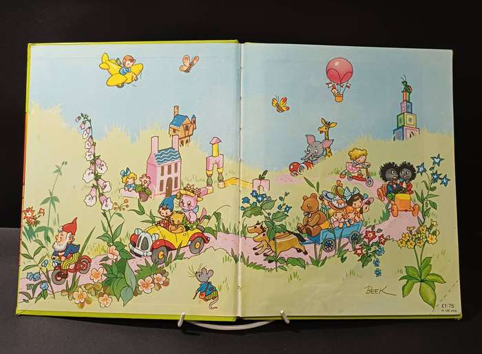 Vintage Noddy & Friends Collectible Bundle: 1969 Book, Figure & Wooden Puzzle