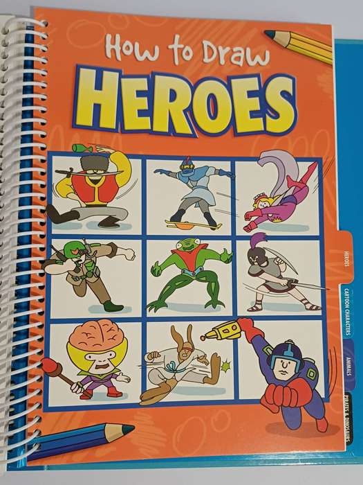 "How to Draw 501 Things for Boys" - Spiral-Bound Drawing Book