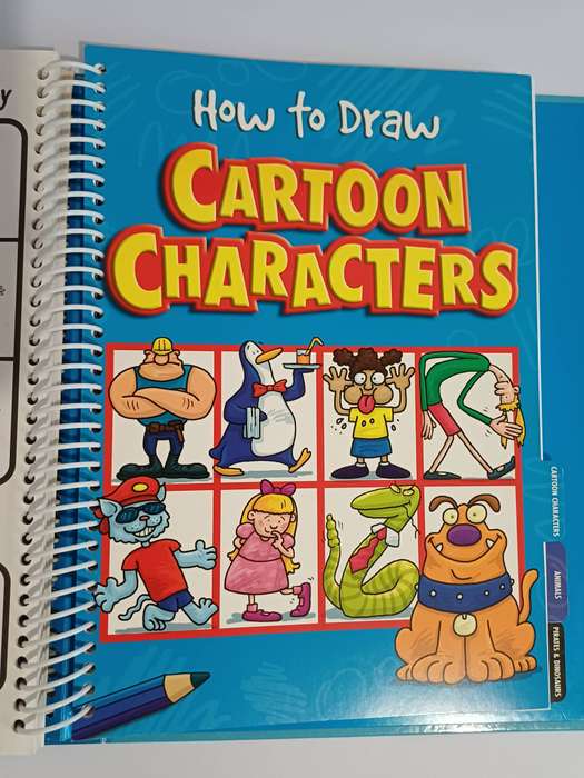 "How to Draw 501 Things for Boys" - Spiral-Bound Drawing Book