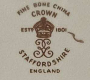 Vintage Crown Staffordshire Fine Bone China 1977 Royal Silver Jubilee Plate