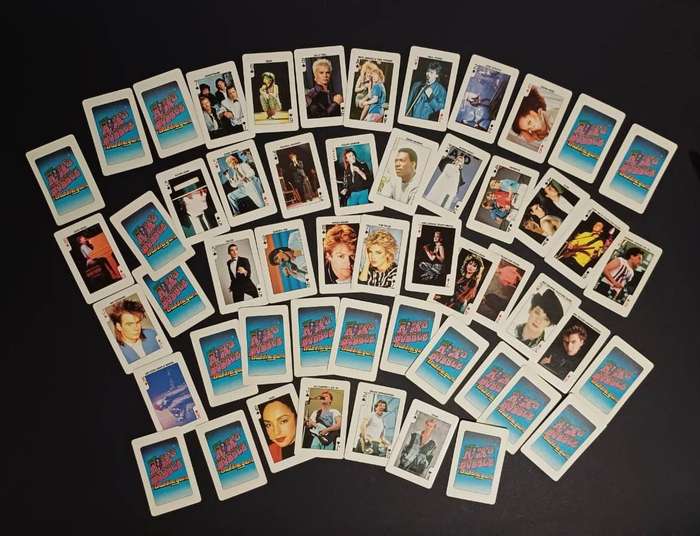 Dandy Rock 'n Bubble Cards - Set of 53, Missing Rick Springfield and 2 of the 4 Jokers