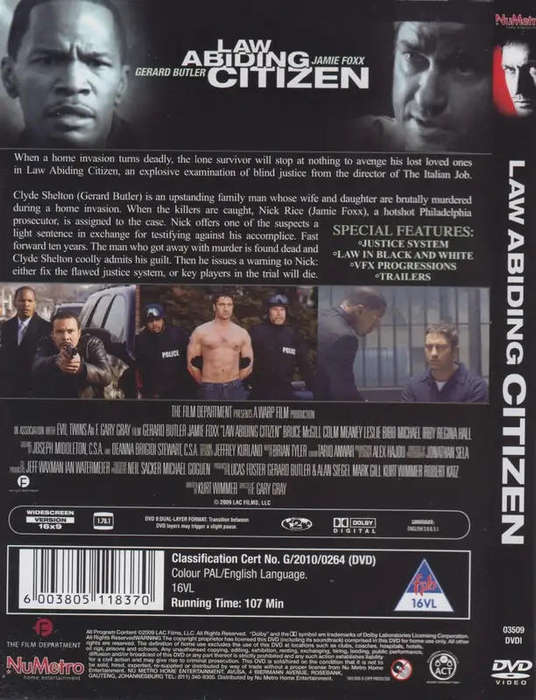 Law Abiding Citizen DVD (Gerard Butler, Jamie Foxx )