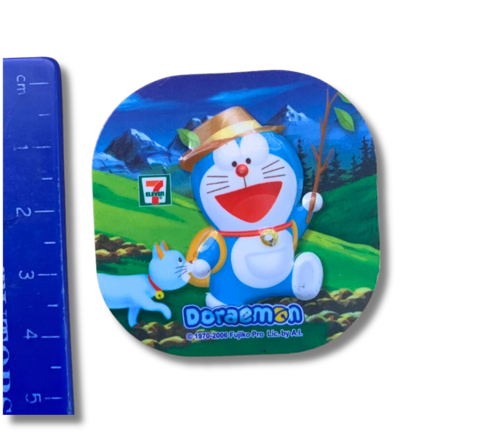Vintage Doraemon travel the world magnets from 7-11 collectible 3 pieces