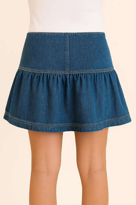 Casual Blue Jean Skirt Size S
