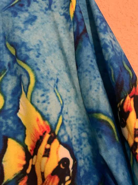 Ocean Bloom High-Low Tunic XXL