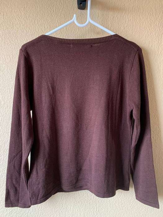 European-style knitwear Size 34/36 Color Dark Chocolate