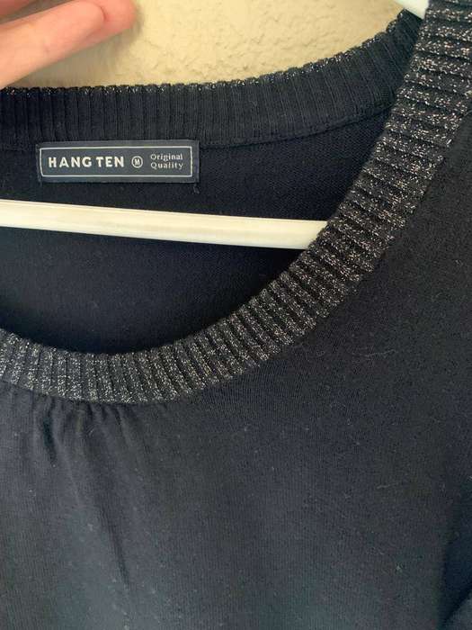 Hang Ten Glitter-Rib Knit SA M/L