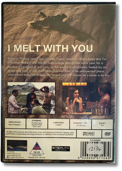 I Melt with You DVD (Thomas Jane, Rob Lowe, Jeremy Piven, Christian McKay)
