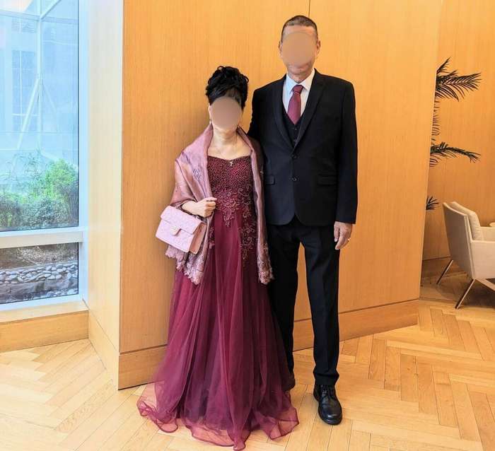 Burgundy Beaded Formal Evening Gown + Matching Handbag | Adjustable Fit | Excellent Quality