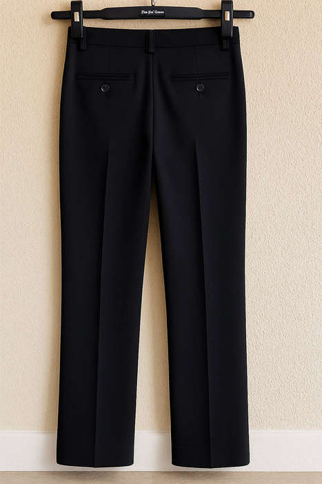 Petite Fit Black Office Slacks  Professional Womens Pants
