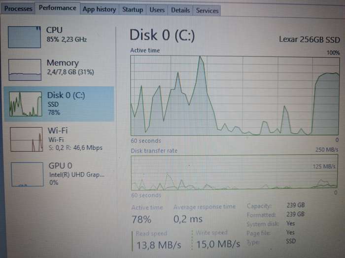 Acer Notebook - i3 10th gen - 8gb - 256gb ssd