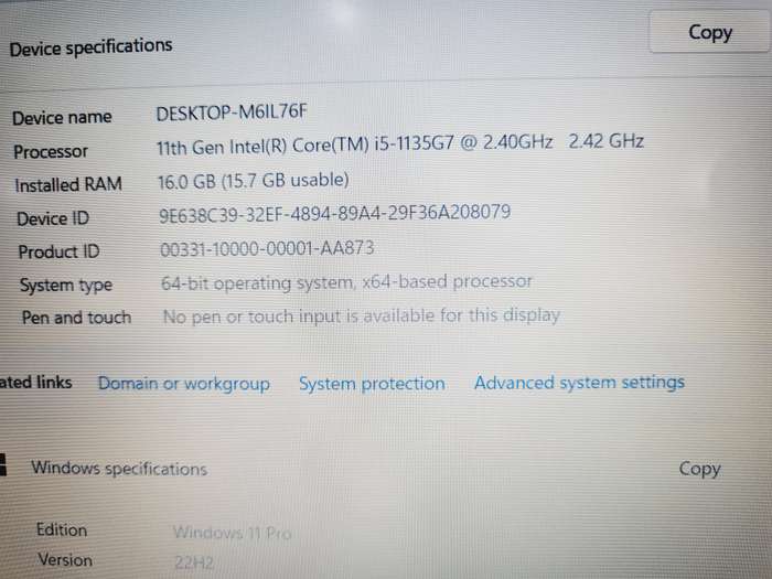 2023 High Spec Asus Notebook - i5 11th gen - 16gb ram - 512gb ssd - 1tb hdd