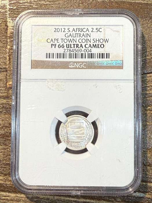 2012 Gautrain 2.5C - Cape Town Coin Show *** PF66 Ultra Cameo