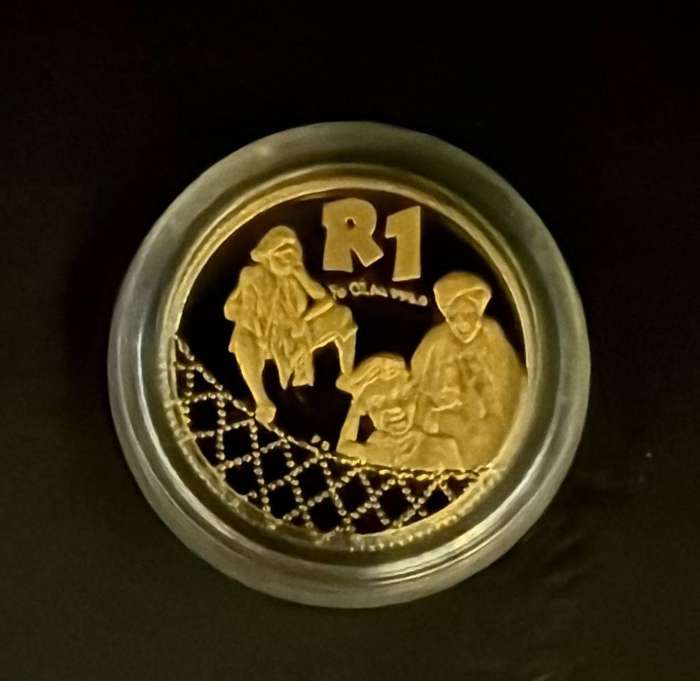 Gold R1 Proof 1/10 ounce - Xhosa Nation Coat of Arms Set -bid PER COIN -winner takes full set