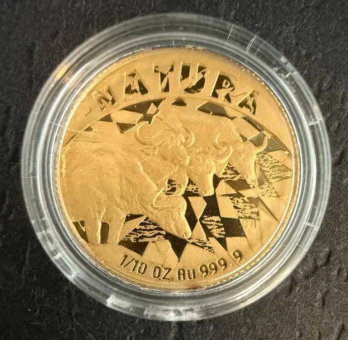 Gold 24ct Tenth oz R10 - Natura Proof Coin - The Buffalo 1997