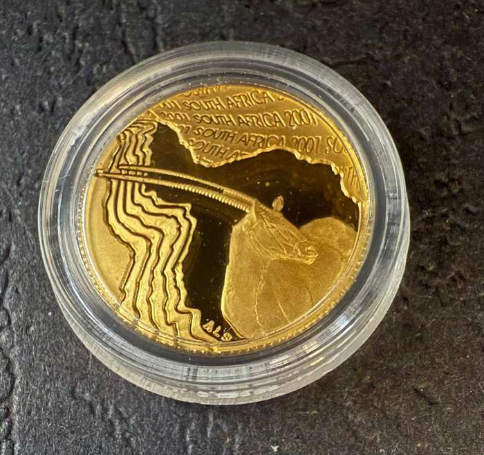 Gold 24ct Tenth oz R10 - Natura Proof Coin - Oryx - The Prince of the Kalahari 2001 - Mintage 1512