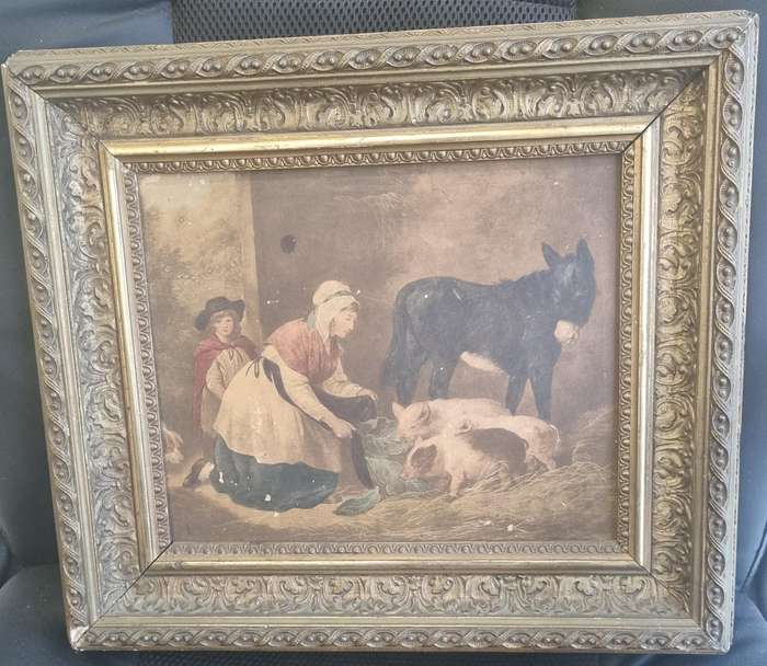 Print of "Cottager's Wealth" by George Morland"