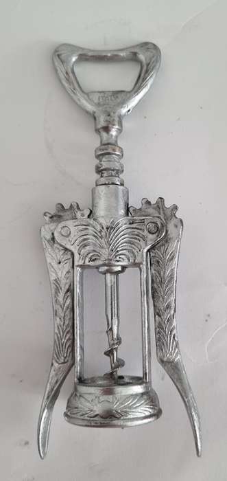 1930s silver coloured Italian corkscrew